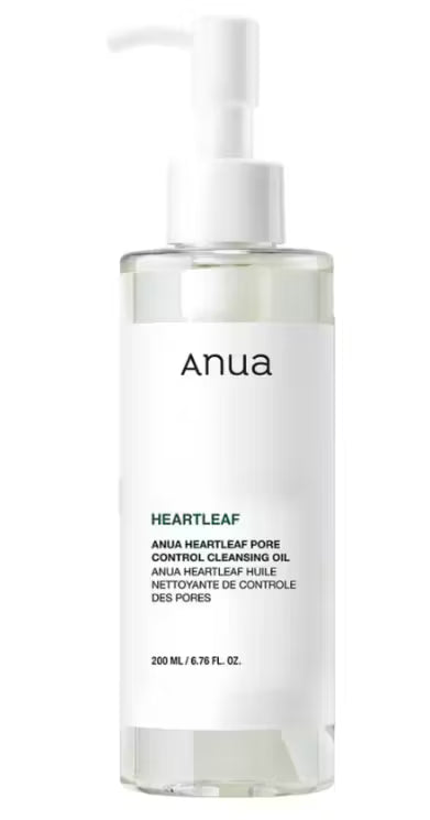 Anua - Heartleaf Pore Control Cleansing Oil - Huile nettoyante démaquillante